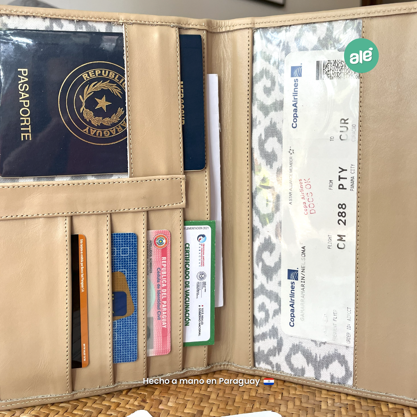 PORTA PASAPORTE MEDIANO
